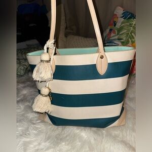 Spartina tote bag - with magnetic monogram titles